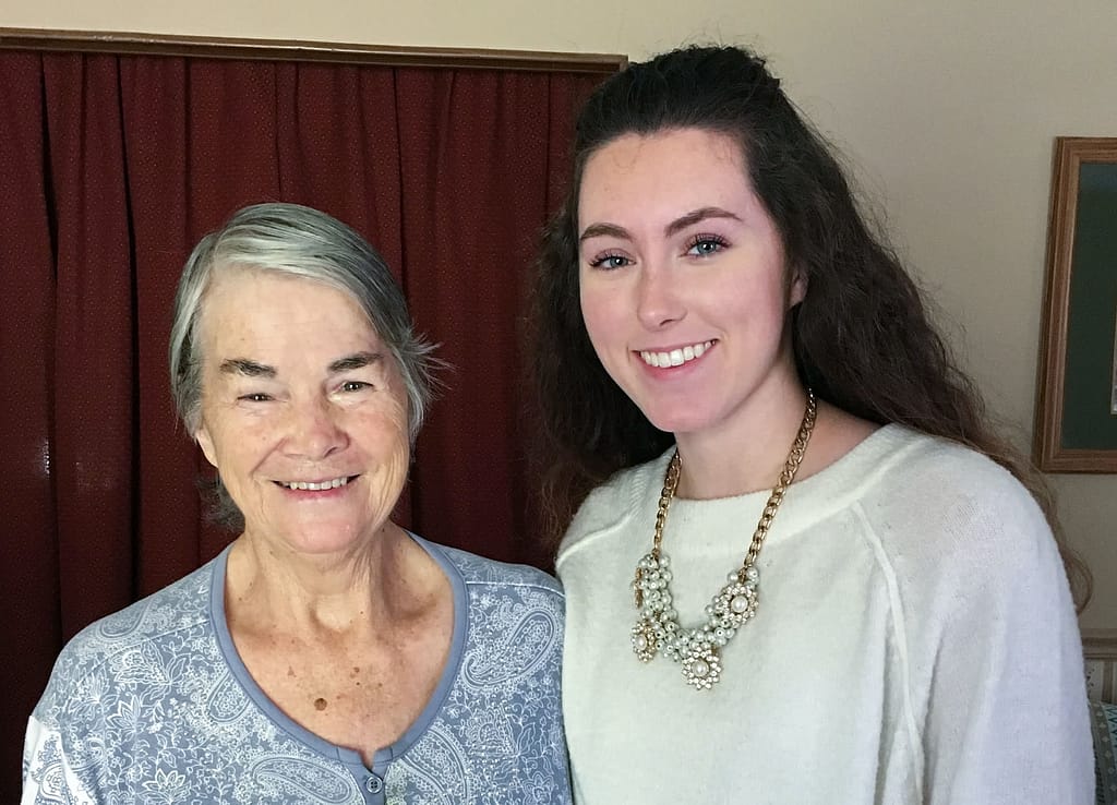 Rachel Wykle and her Grandmother