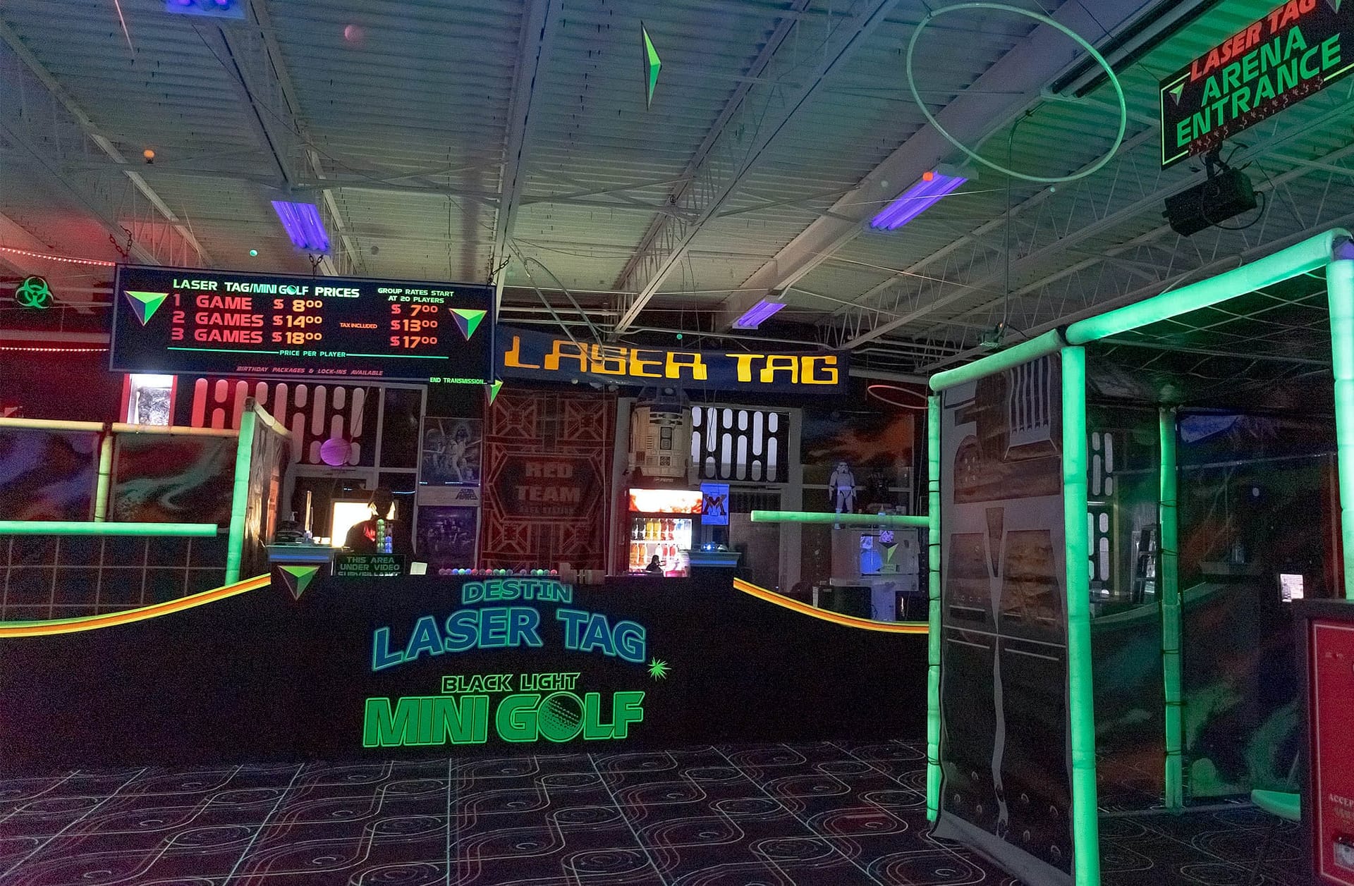Laser tag outing -1