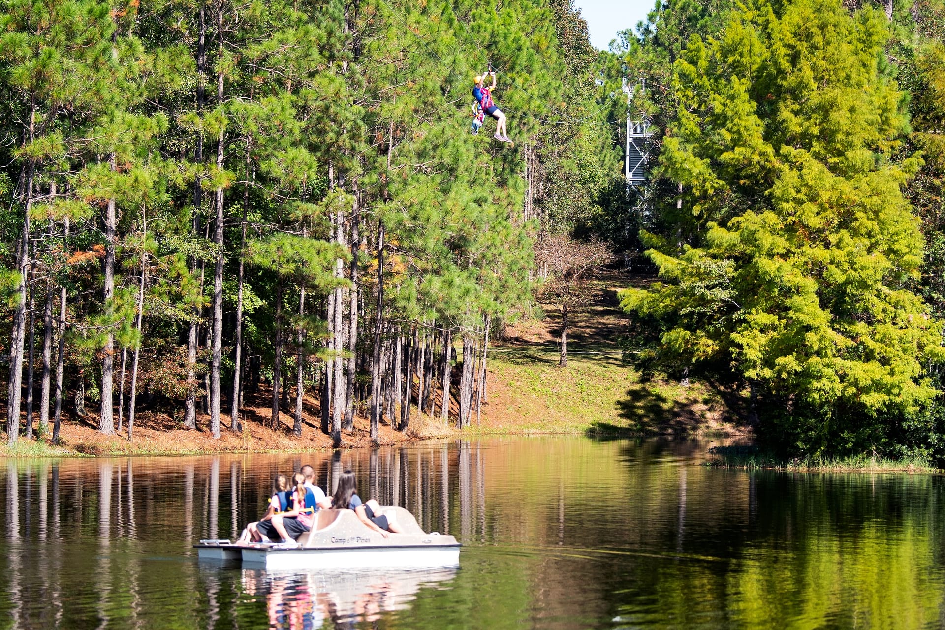 Family at Camp o' the Pines.