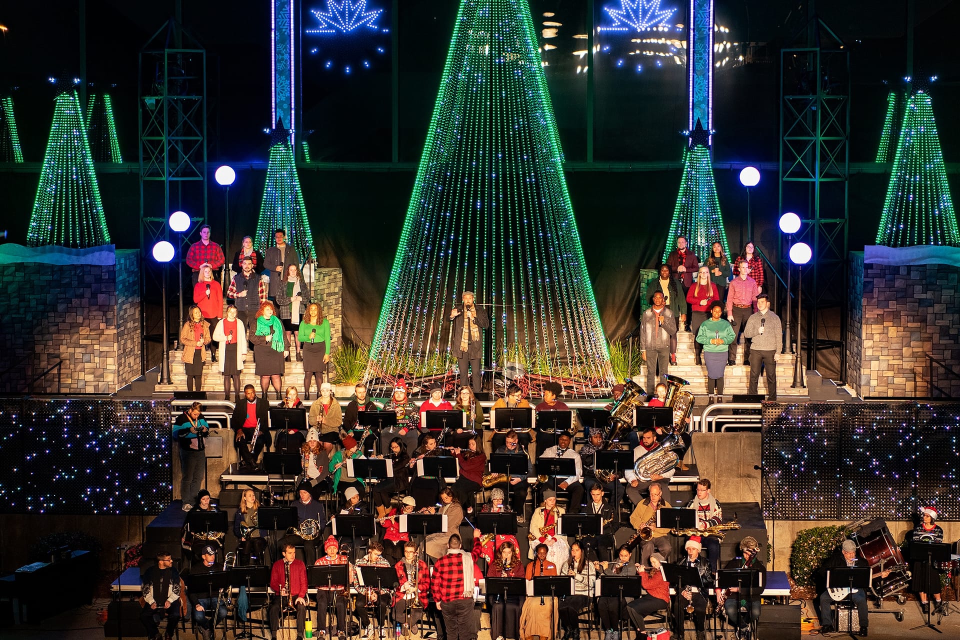 Christmas lights orchestra