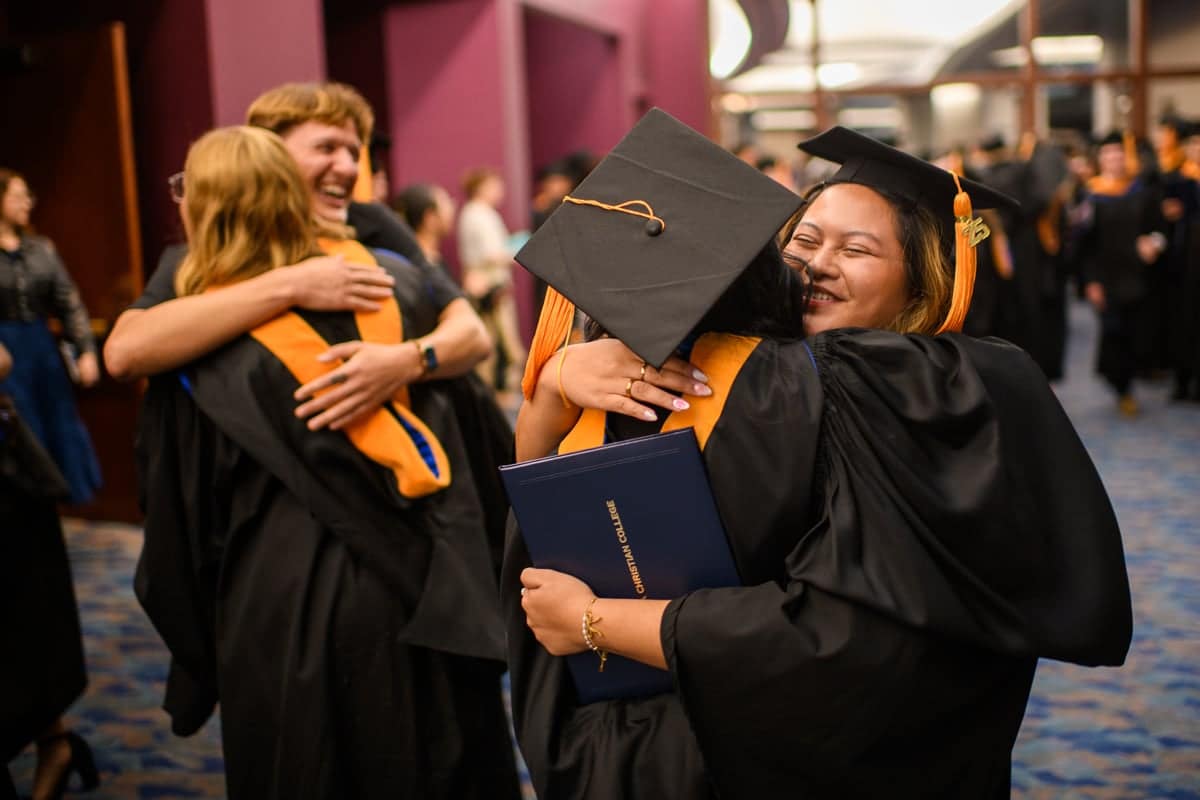 Graduates celebrate at the PCC Commencement 2025
