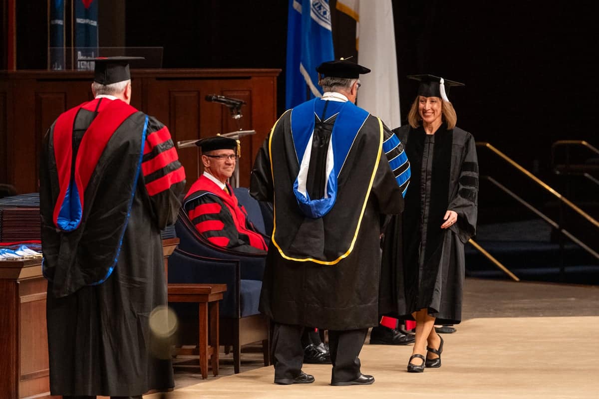 Graduate walks at the PCC Commencement 2025