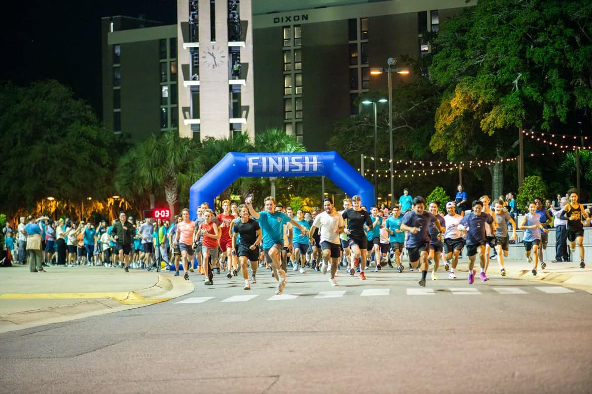 PCC Students start the 2025 Mission Run