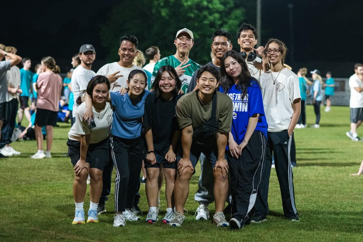 PCC Students pose for a photo at the 2025 Mission Run