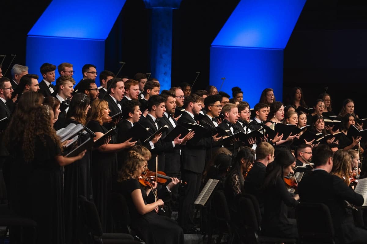 mendelssohns-elijah-choir PCC Musicians came together to present the Fine Arts Mendelssohn's Elijah