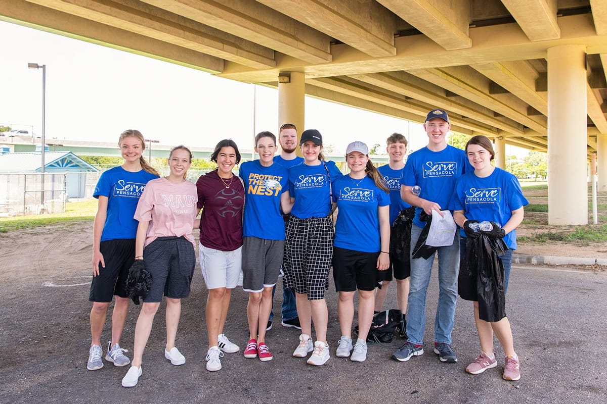 Group of Serve Pensacola workers