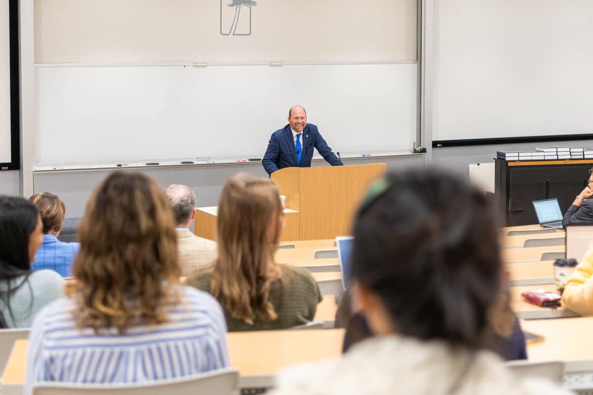 Ed-Seminar-Coppola Education Seminar with Alumni guest speaker Jamison Coppola