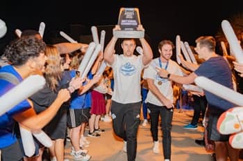 Eagles National Champion Men's Soccer Return to Campus