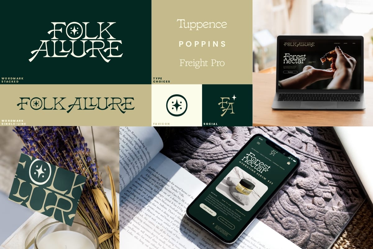 folk-allure-1 Johanan Cartwright's brand identity design