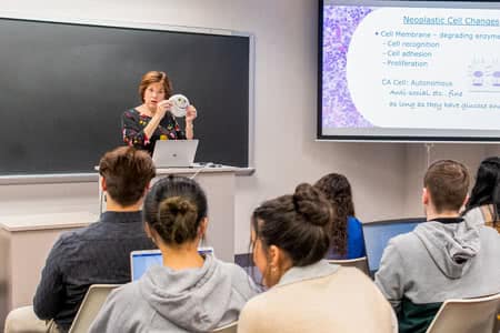 Joyce Pate teaching a class