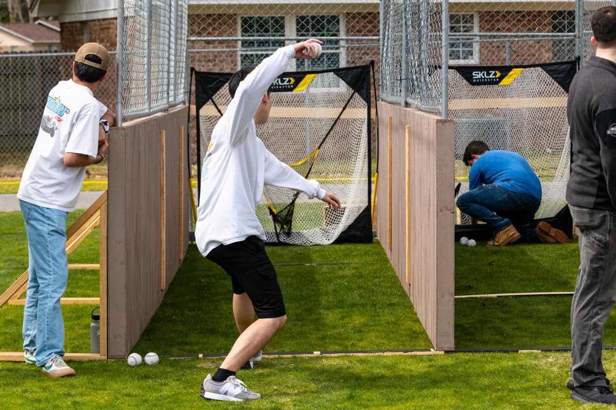 Students enjoy games at the Bible Conference Picnic