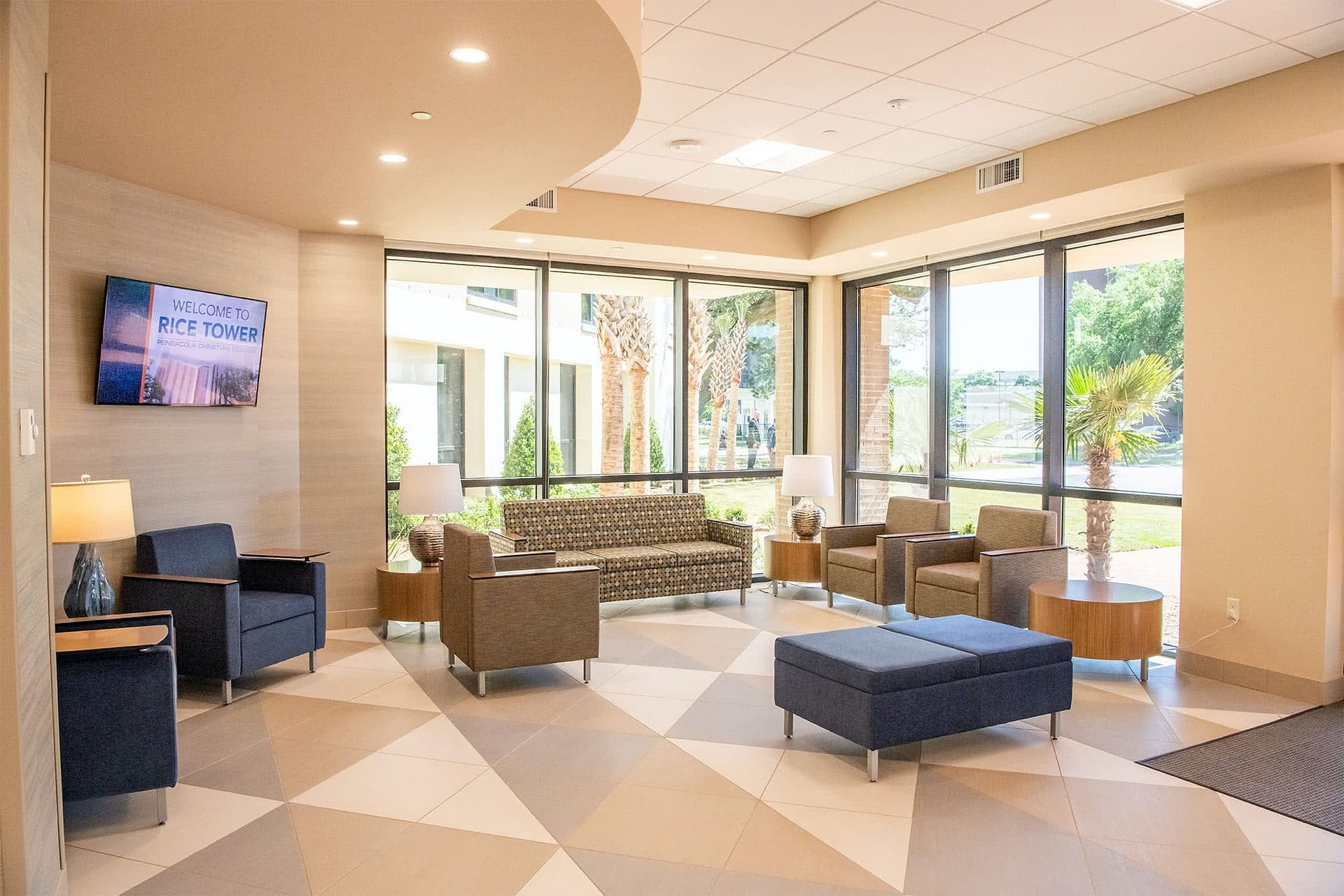 Rice Tower lobby