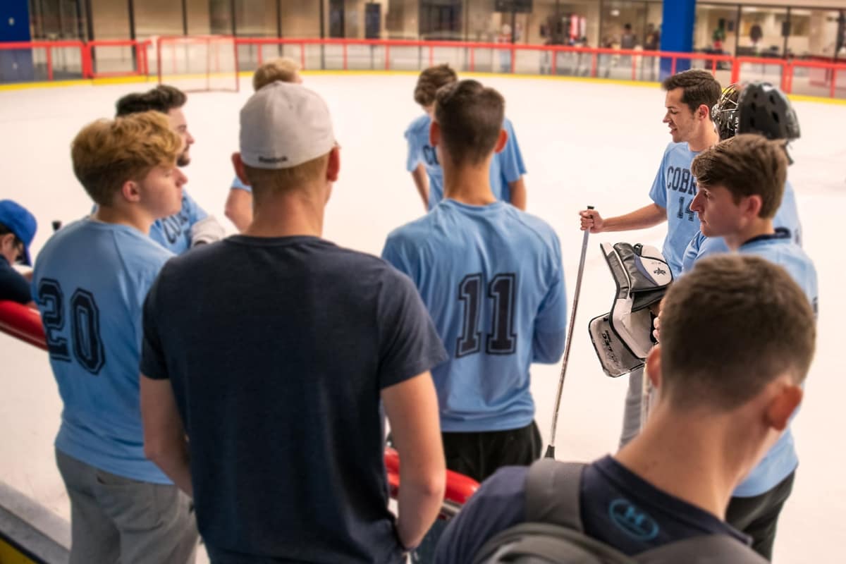 Collegian Sports Broom hockey Cobras VS. Titans