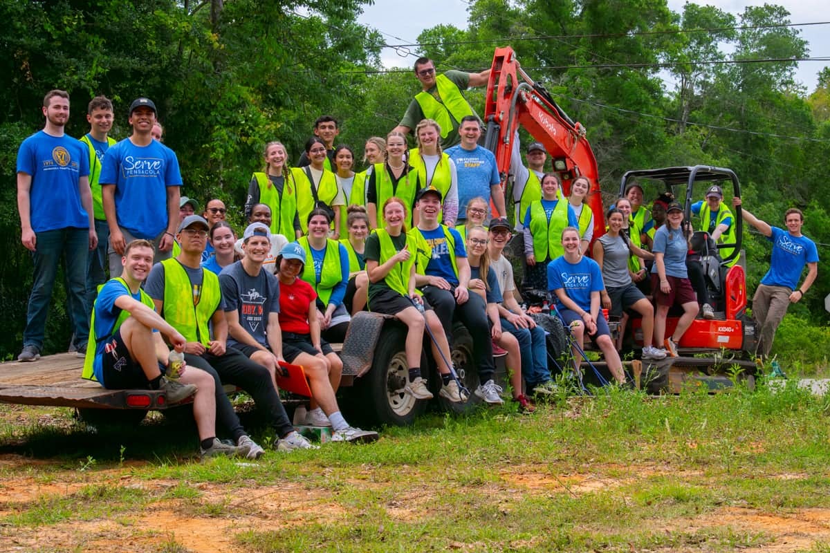 PCC students help the community through the Serve Pensacola activity