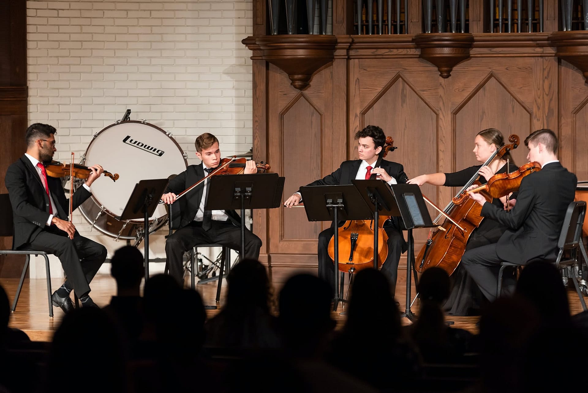 Chamber Ensemble performing during the PCC Chamber Concert.