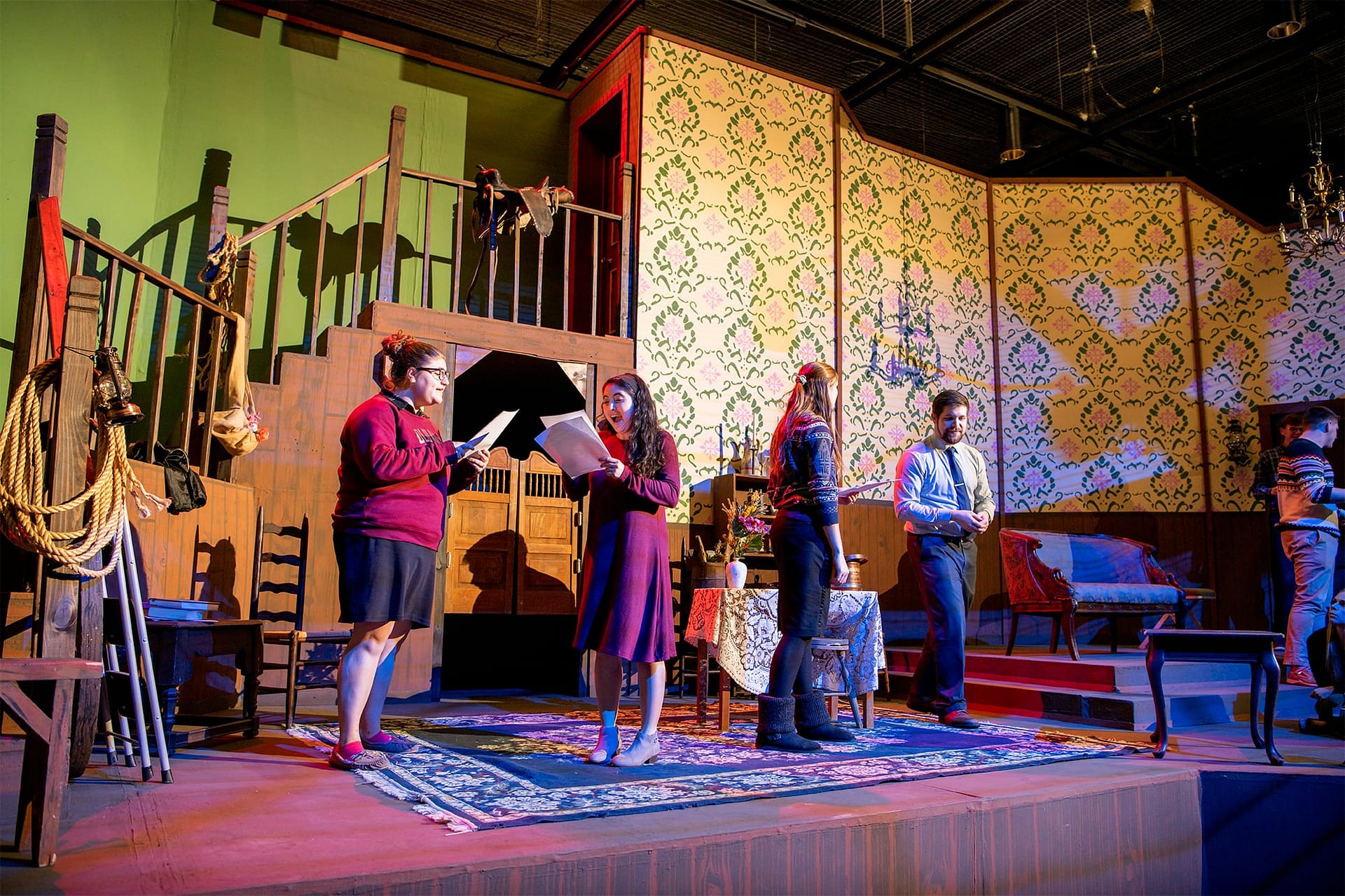 Students rehearse for DP