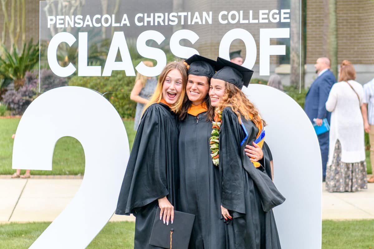 nursing-girls-group 2024 Graduate girls pose for a photo during Commencement