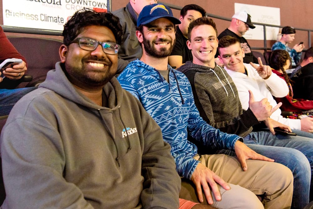 Students at Ice Flyers