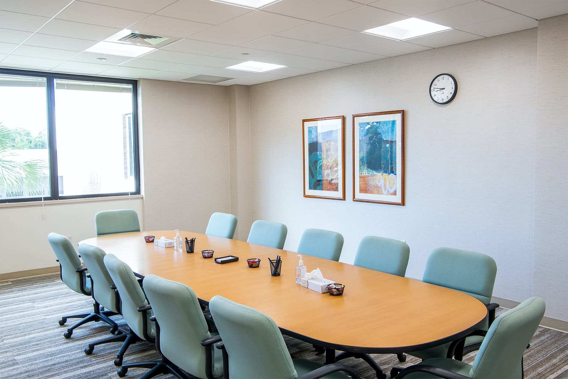 Academic Center meeting room after renovations.