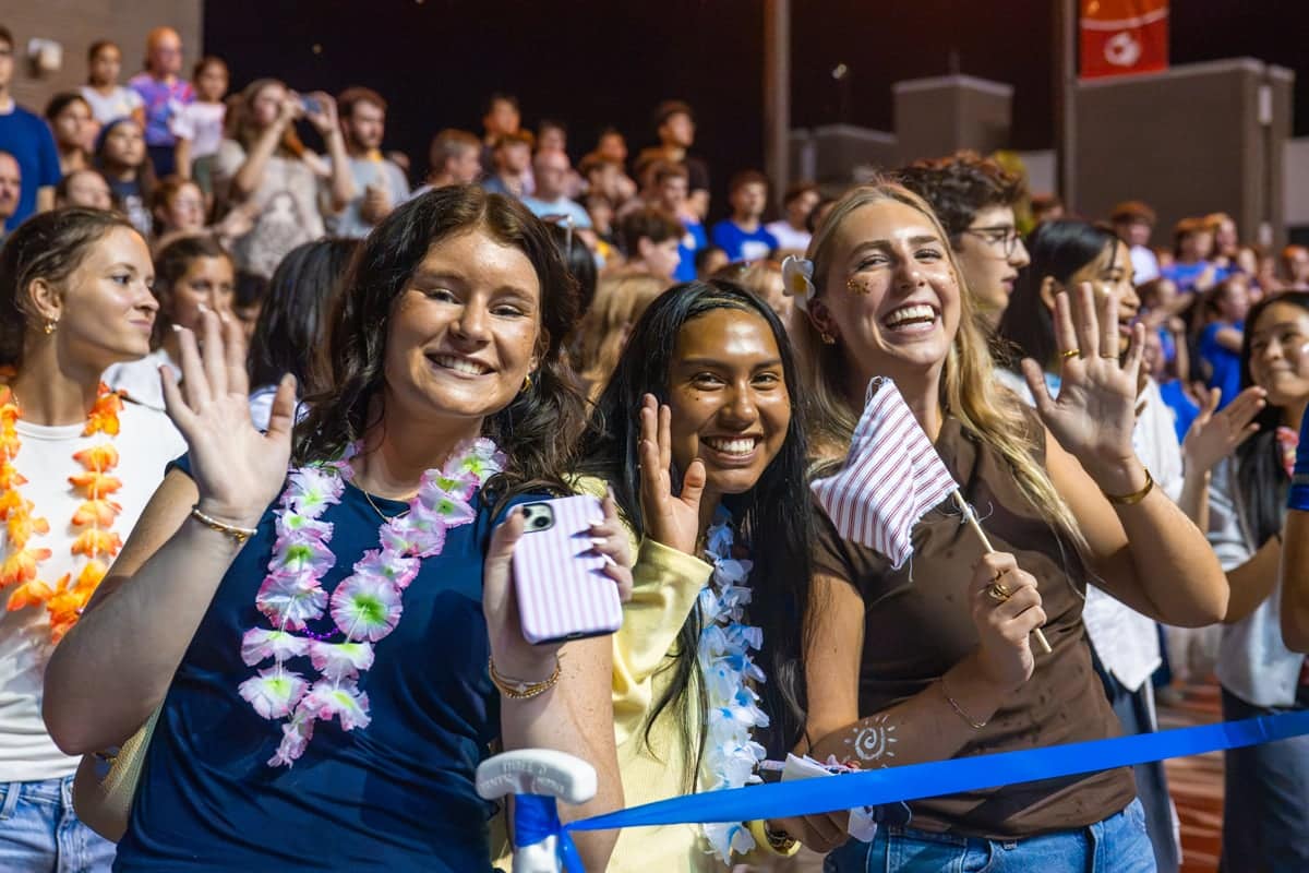 nr-greek-rush-parade-girls PCC Girls meet new friends and enjoy the parade at PCC's 2026 Greek Rush Event