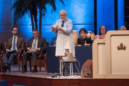 Dr. Karl Stelzer in chapel