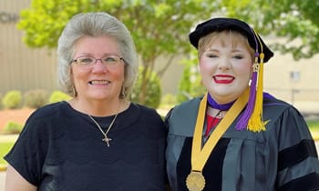 Shayna Lightfoot at graduation