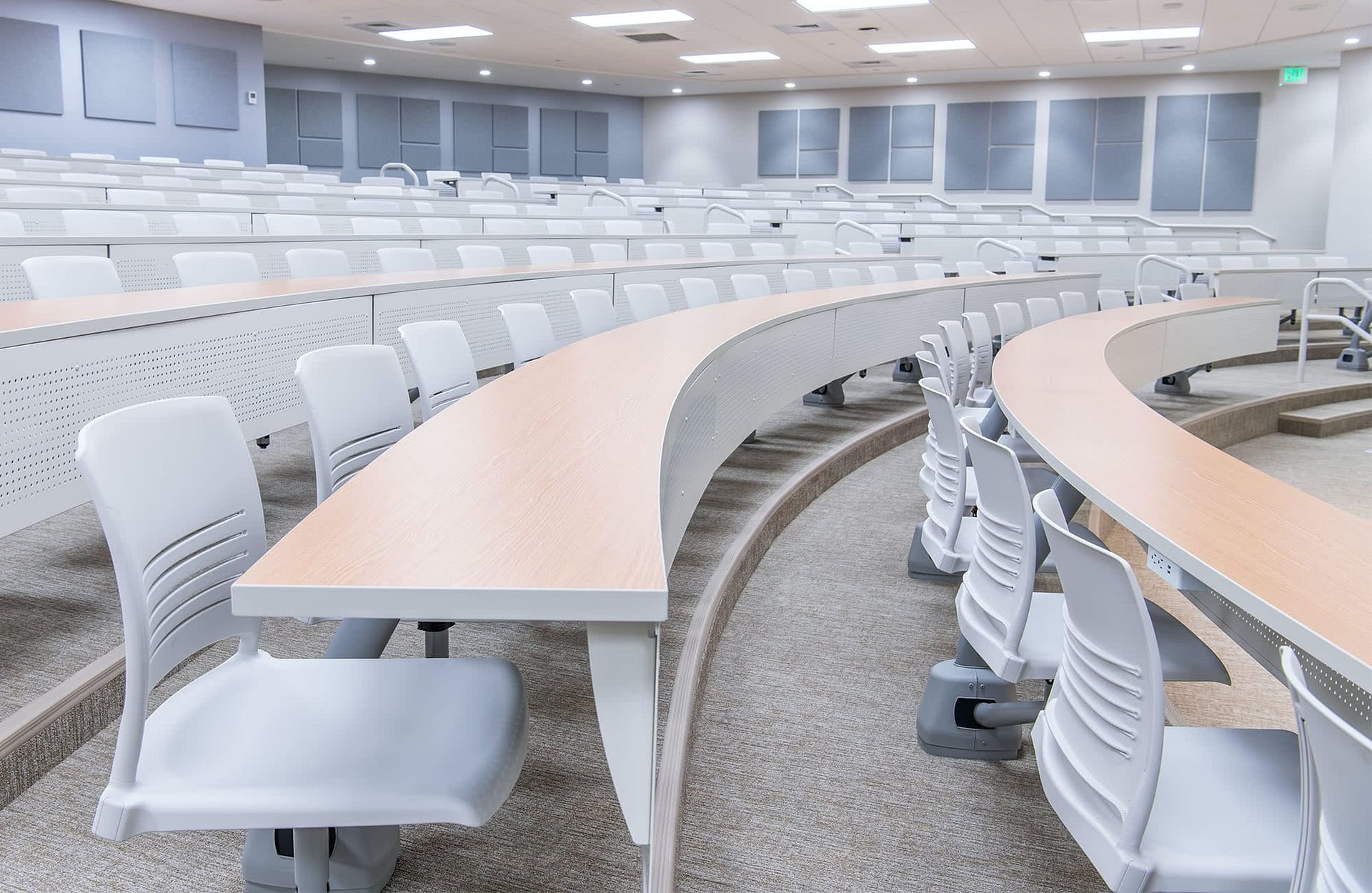 Lyceum new desks and chairs.