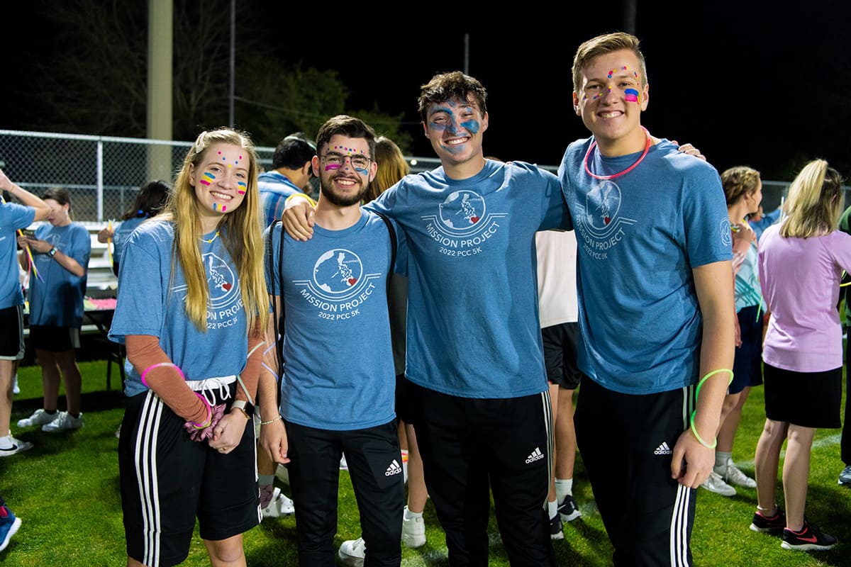 Students at Mission Run
