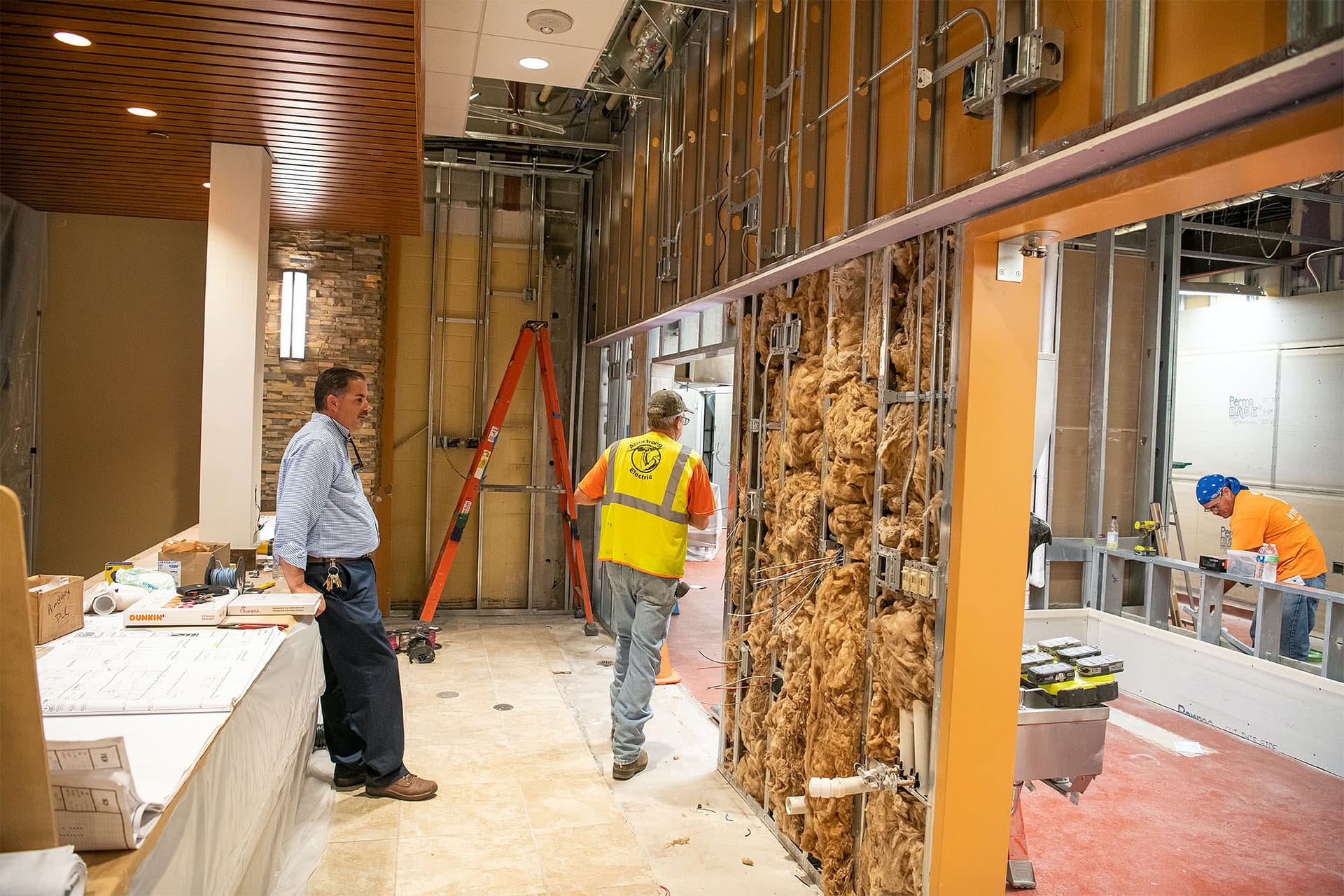 Palms Grille under construction.