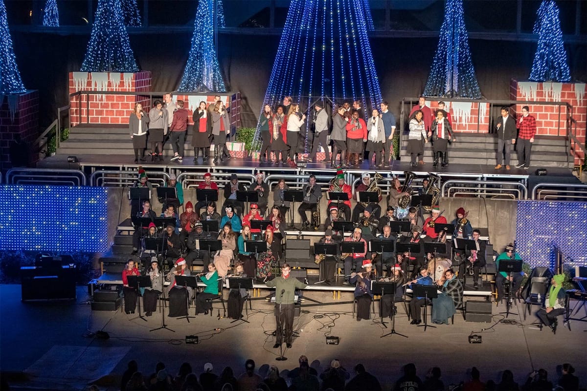 Music played at the Christmas Lights Show