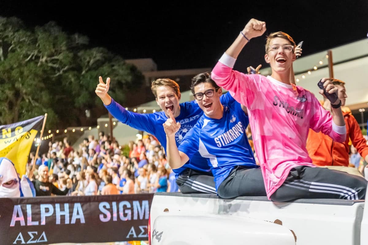 Greek Rush Collegian Parade
