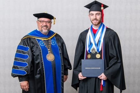 Ethan Granata awarded the President’s Citation of Merit.