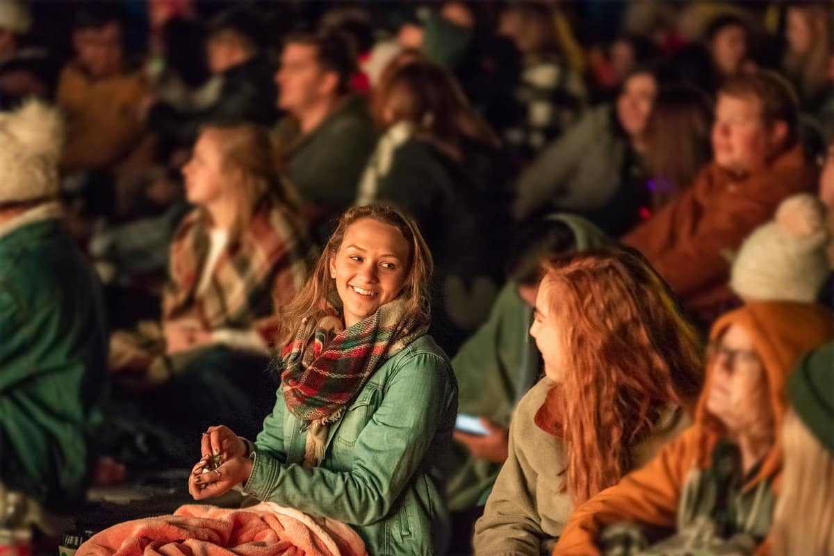 PCC Girl at Christmas Lights Celebration