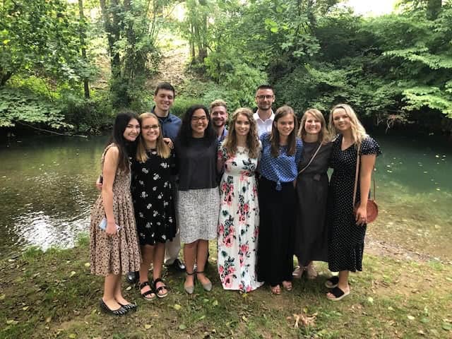 YOM missions team taking a photo as a group. 