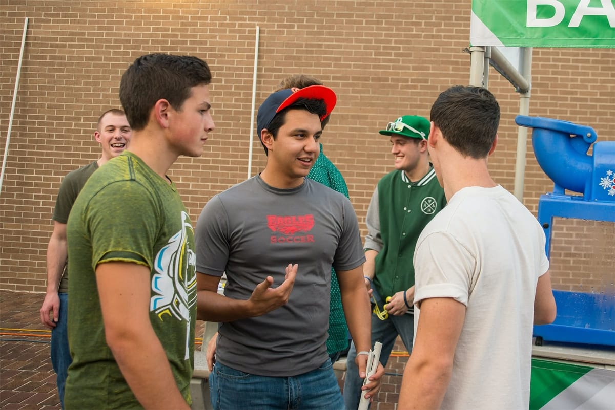 Collegian officers at Greek Rush