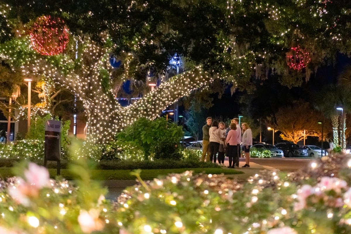campus-christmas-lights Christmas Lights on Campus