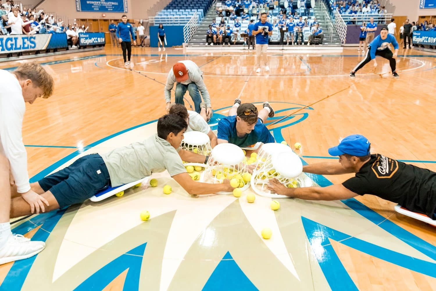 fan-fest-6 Students playing games.
