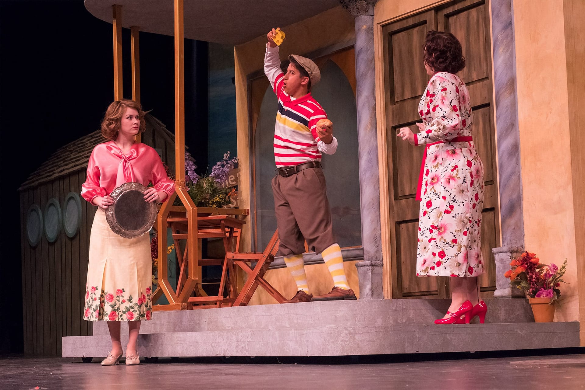 Comedy of errors characters talking.
