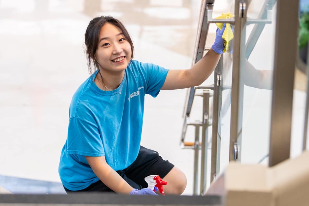 Summer student worker in environmental services