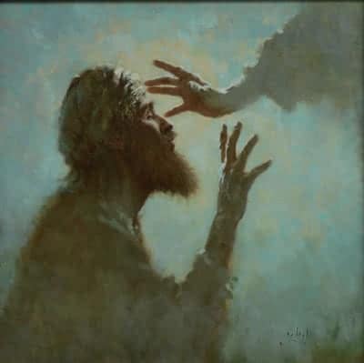 Painting of a Blind Man