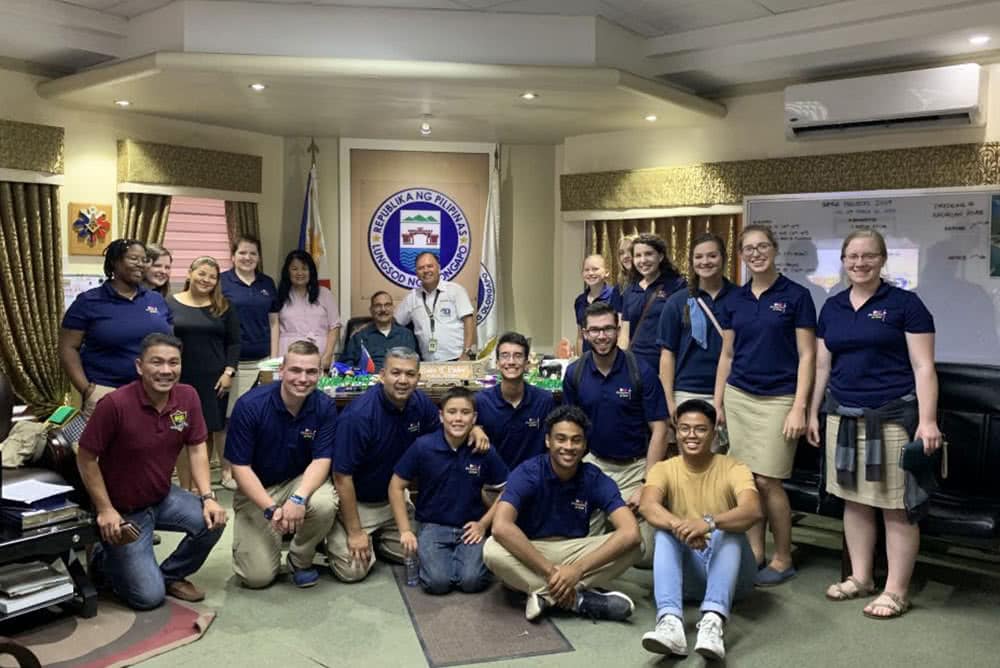 YOM missions team in the Philippines.