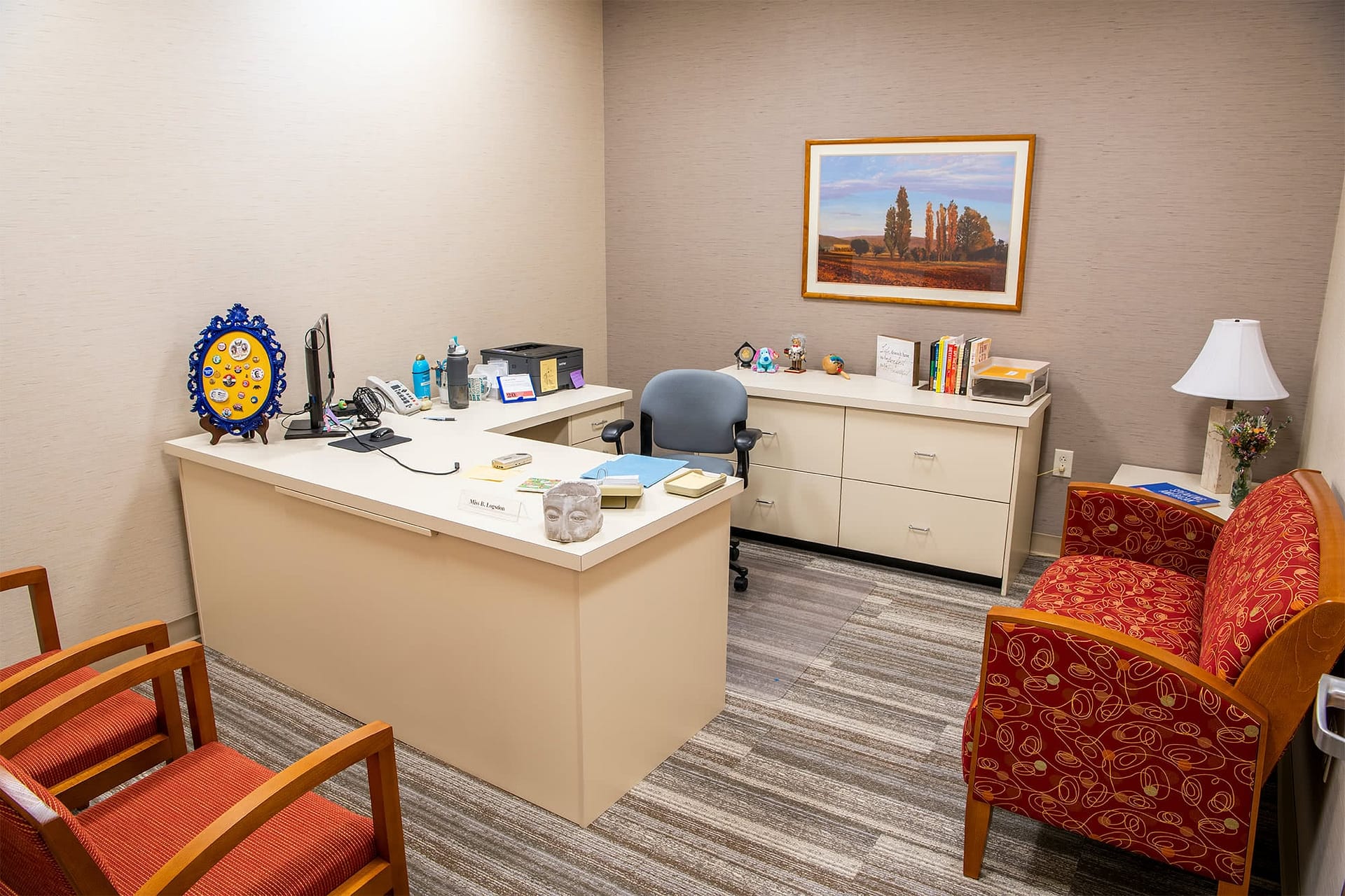 Academic Center office after renovations.
