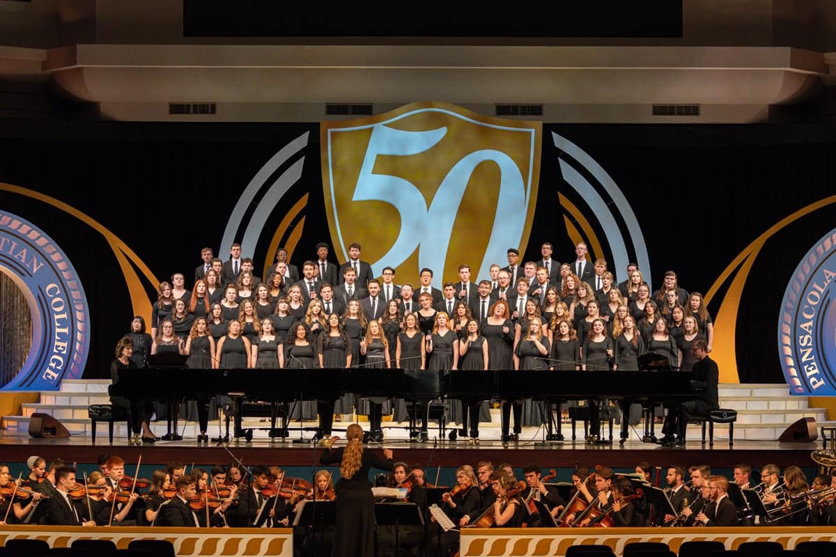 gala50th-choir A Choir sings during the 50 year Gala event