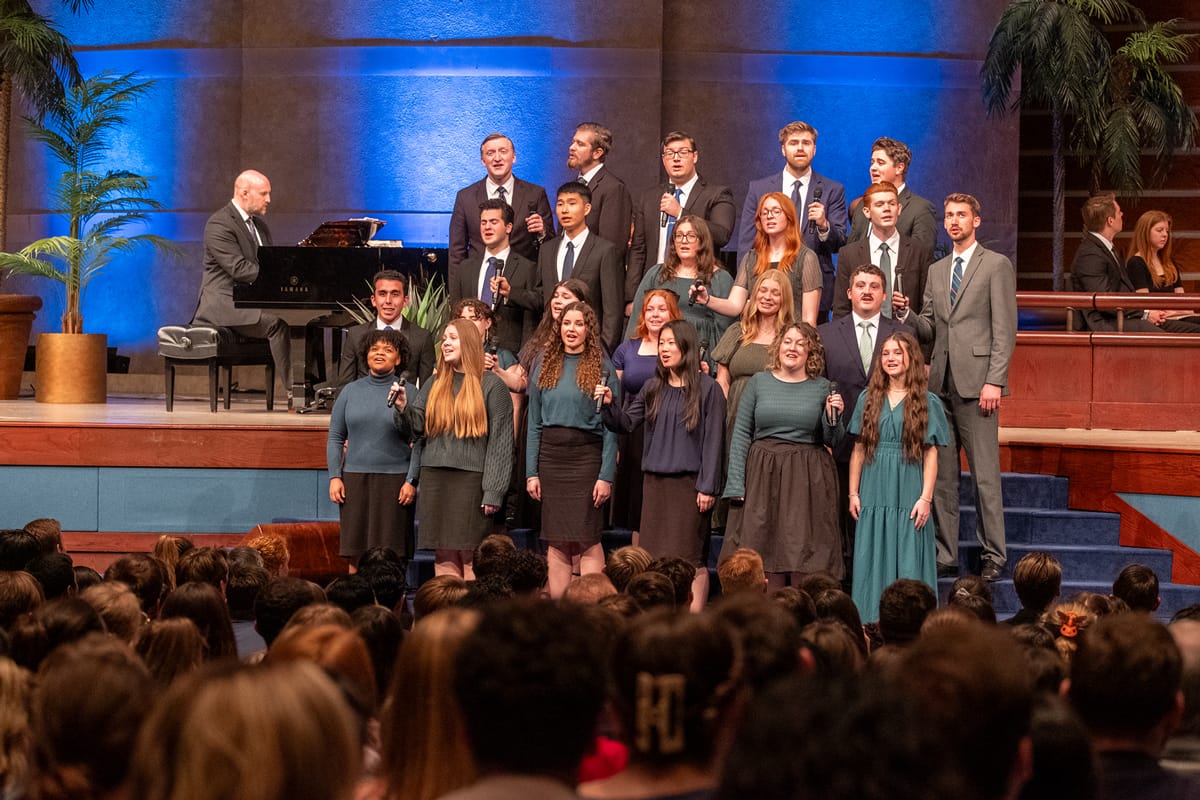 bible-conference-special-music Students performing special music