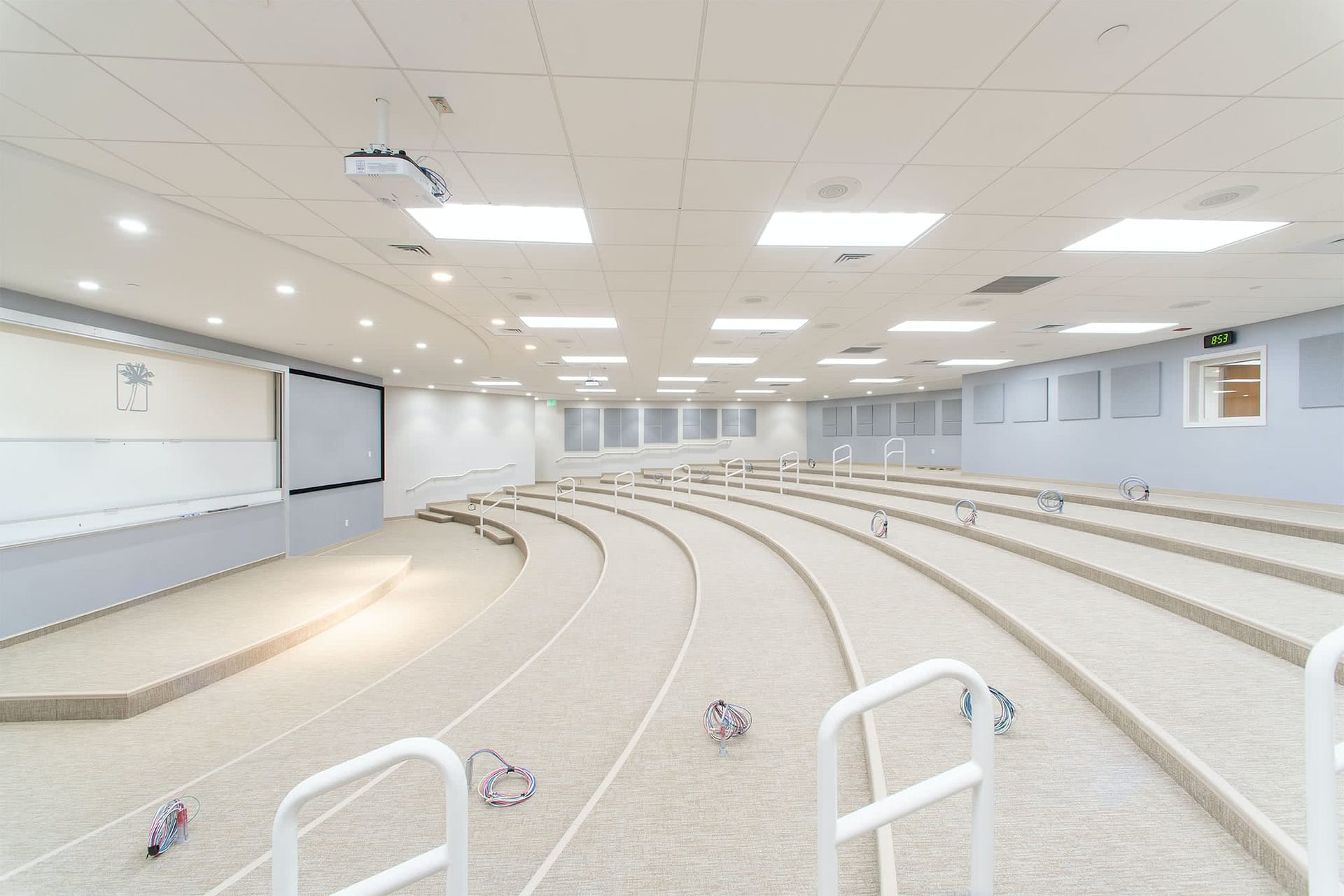 Lyceum after renovations without desks.