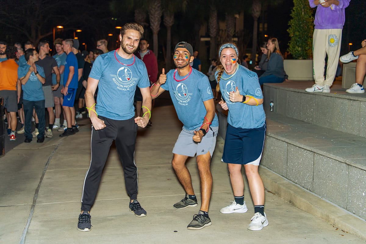 Students at Mission Run