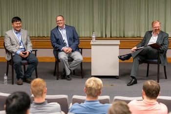 Engineering seminar with Alumni guest speakers Joshua Huber and Anton Lee