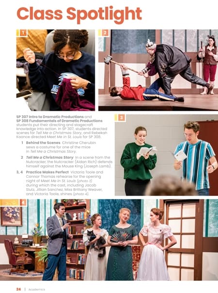 Class Spotlight page in the 2023 Summit Yearbook