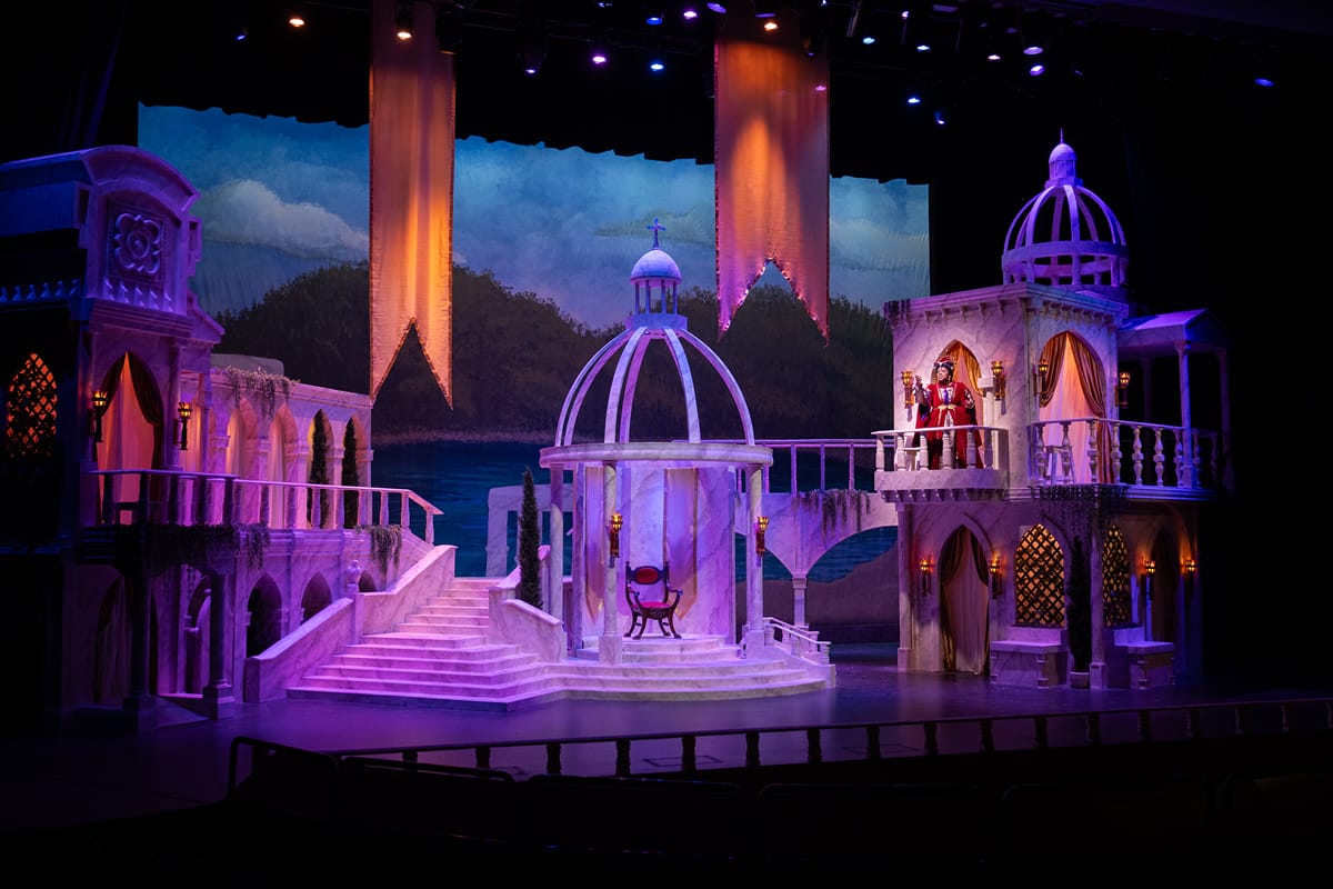 The New Mikado stage