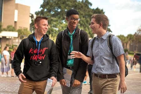 Prospective students visiting PCC 